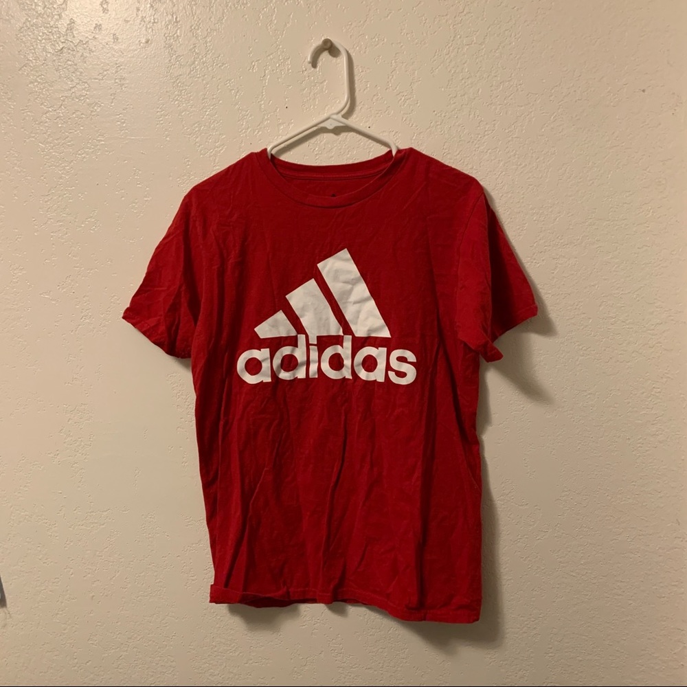 RED ADIDAS T-SHIRT